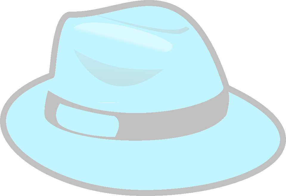 A clear hat